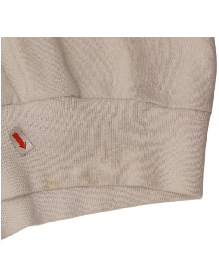 Suéter gráfico feminino TULTEX UK 16 grande algodão branco