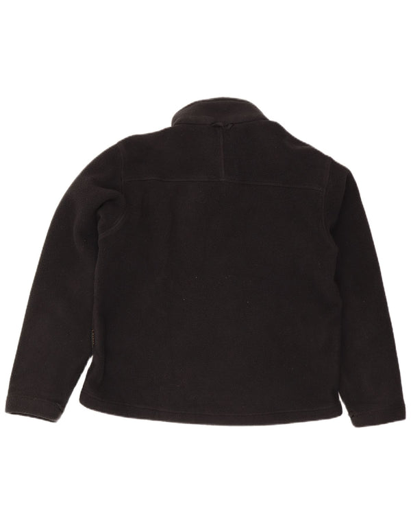 Jaqueta feminina de lã com forro Jack Wolfskin Reino Unido 14 grande poliéster preto