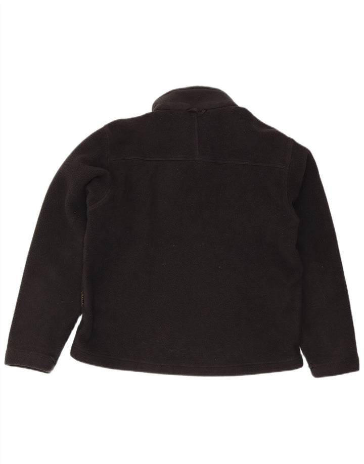 Jaqueta feminina de lã com forro Jack Wolfskin Reino Unido 14 grande poliéster preto