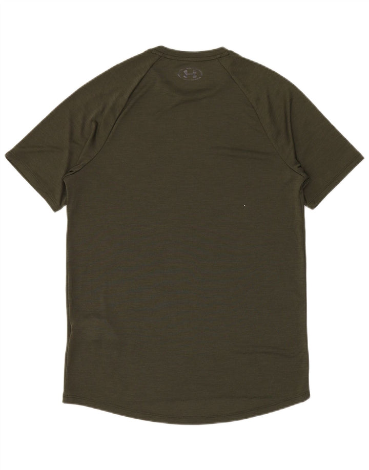 Under Armour Mens Camiseta Top Pequeno Poliéster Cáqui