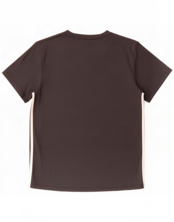 Adidas Womens Aeroready T-Shirt Top UK 8/10 Pequeno Poliéster Preto