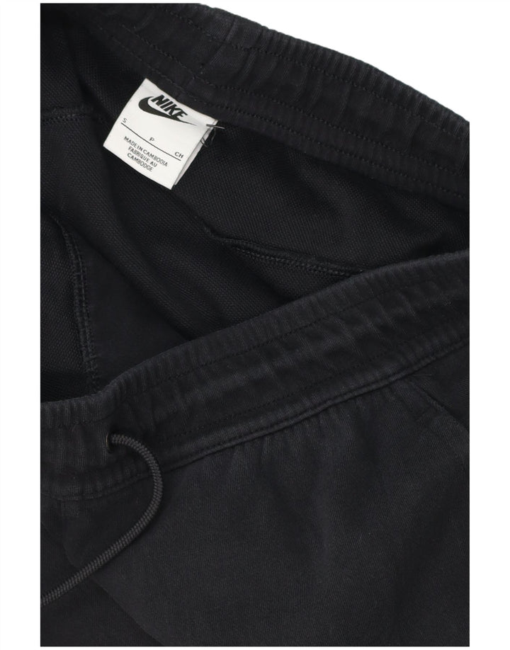 Shorts esportivos masculinos NIKE pequenos de algodão preto