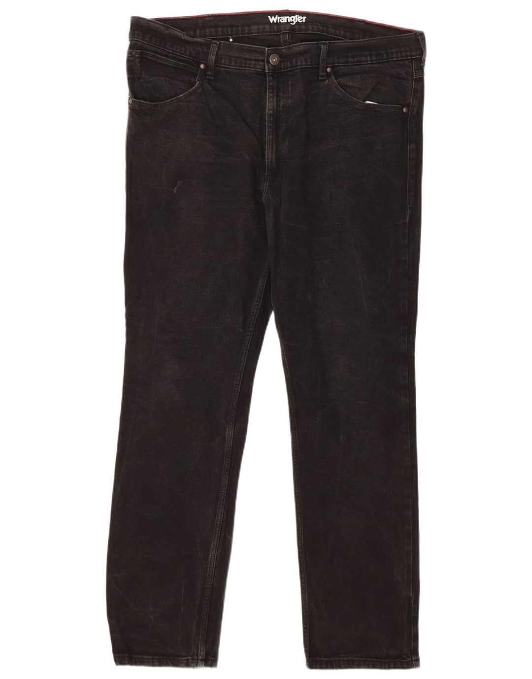 Calça jeans reta masculina WRANGLER regular fit W40 L32 algodão preto