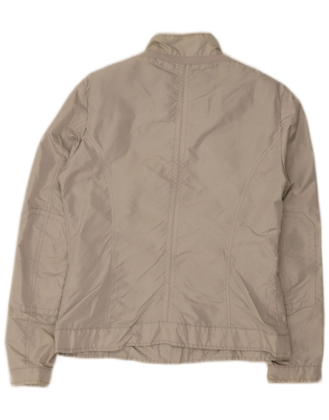 Jaqueta bomber feminina Geox UK 10 poliéster cinza pequeno