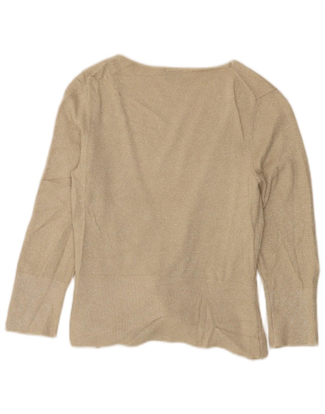 Suéter cardigã feminino aberto Oasis Reino Unido 10 viscose bege pequeno