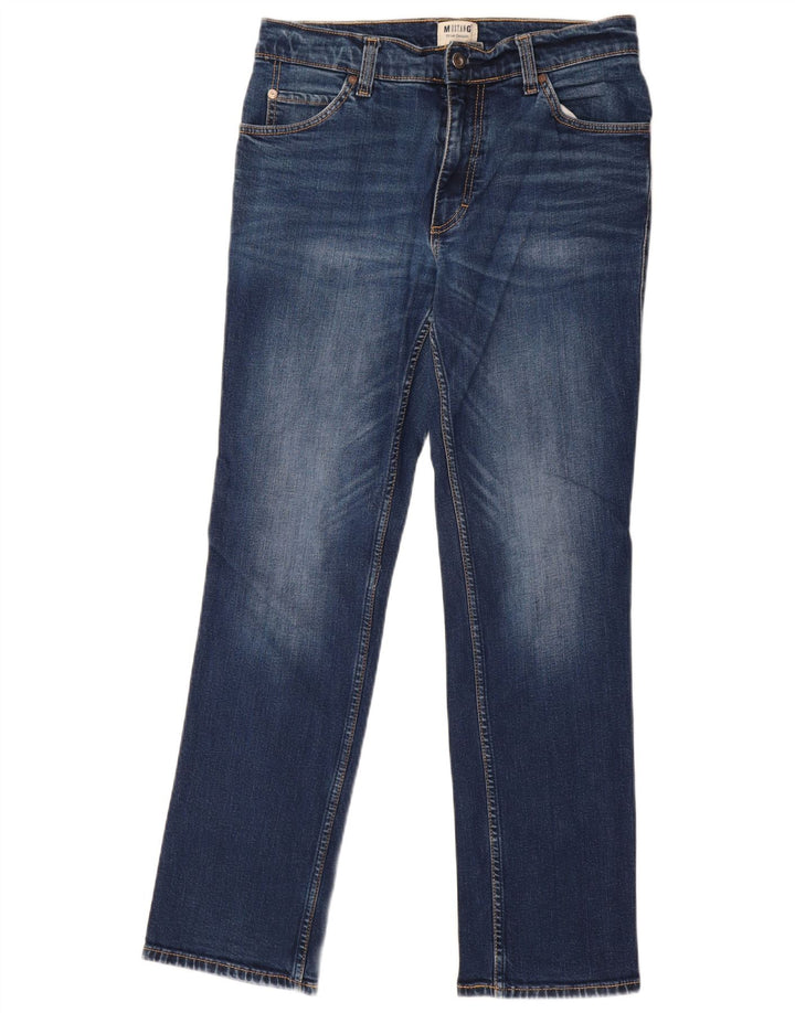 Mustang feminino Tramper Slim Jeans W32 L32 algodão azul