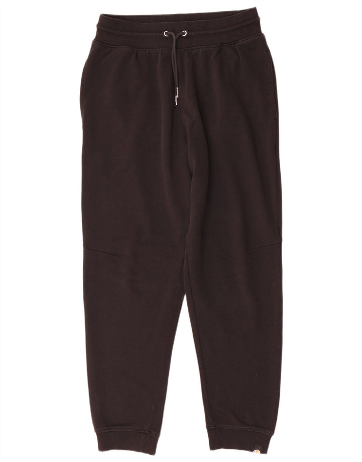 Calça de treino masculina Ellesse Joggers médio algodão preto