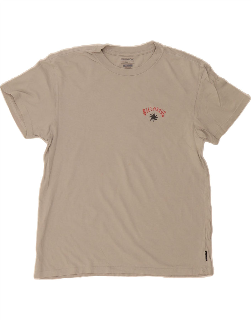 BILLABONG Mens Core Fit Graphic T-Shirt Top Small Grey Cotton Vintage Billabong and Second-Hand Billabong from Messina Hembry 