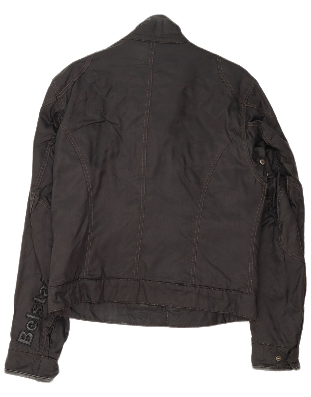 Jaqueta masculina Belstaff Graphic Racer UK 38 médio preto nylon