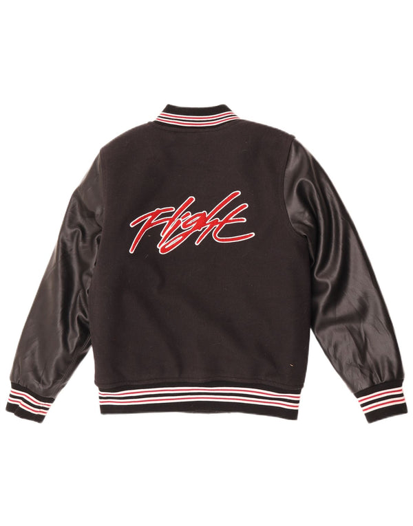 Jordan Boys Graphic Varsity Jacket 12-13 Years Large Black Colourblock