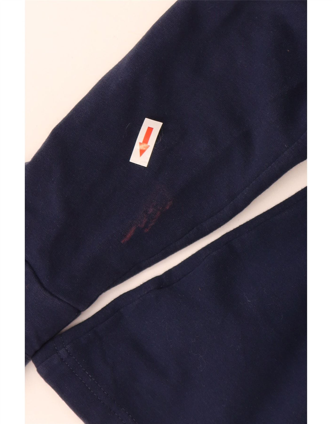 ADIDAS Womens Tracksuit Top Jacket UK 12 Médio Azul Marinho Algodão