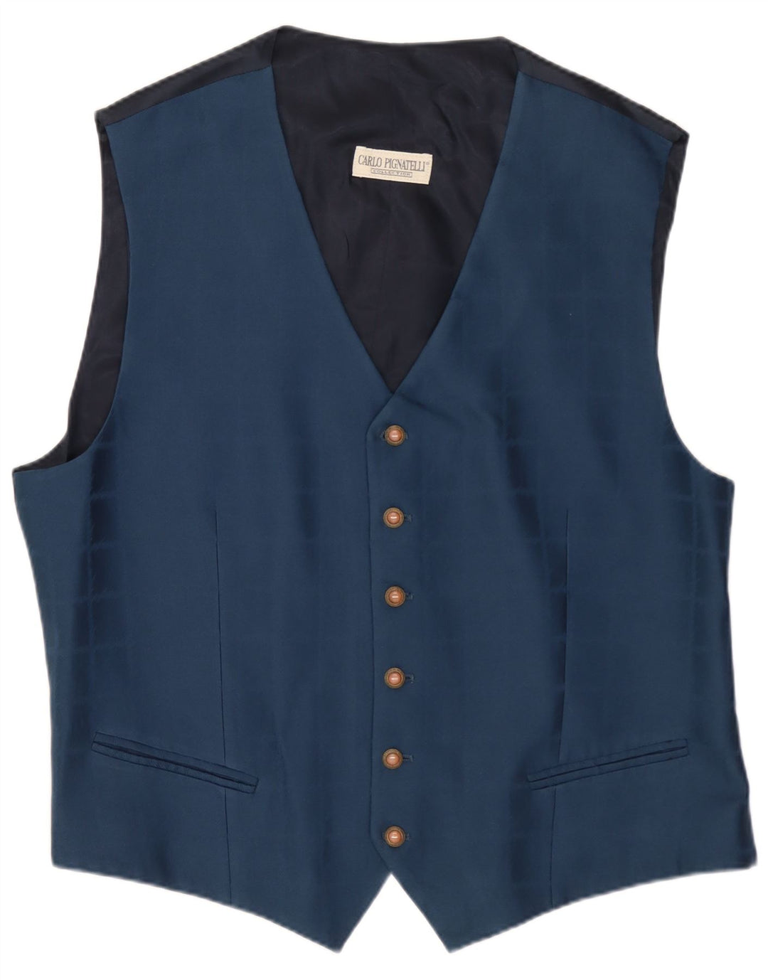 Conjunto masculino de 2 peças Carlo Pignatelli IT 56 3XL seda azul