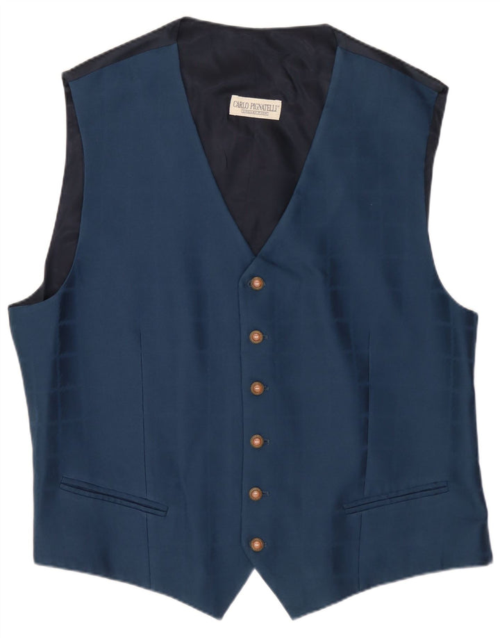Conjunto masculino de 2 peças Carlo Pignatelli IT 56 3XL seda azul