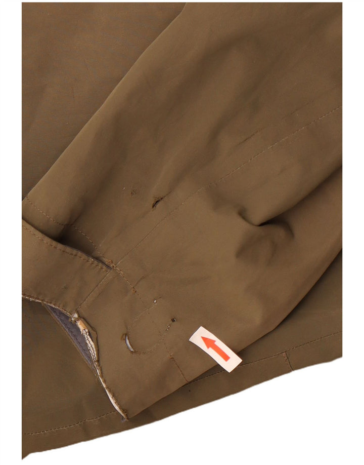 Jaqueta de chuva masculina com capuz The North Face UK 38 Poliéster cáqui médio