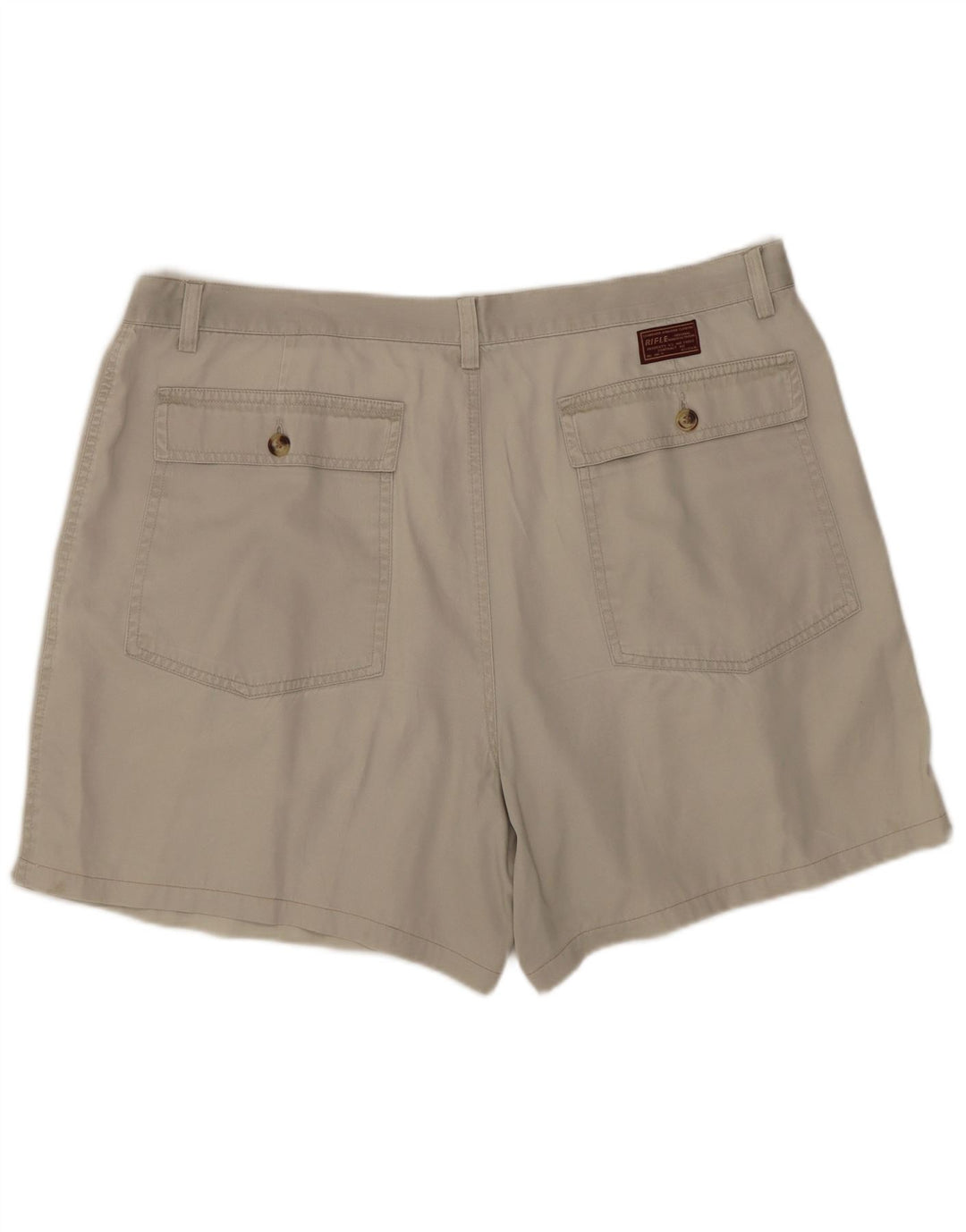 Rifle Mens Pegged Chino Shorts W36 Grande Bege