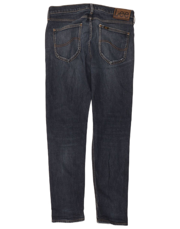 Lee Mens Arvin Slim Jeans W32 L32 Azul Marinho Algodão