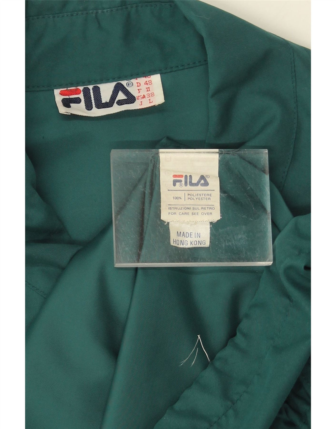 Jaqueta Fila Masculina Loose Fit Utility IT 48 Poliéster Verde Médio