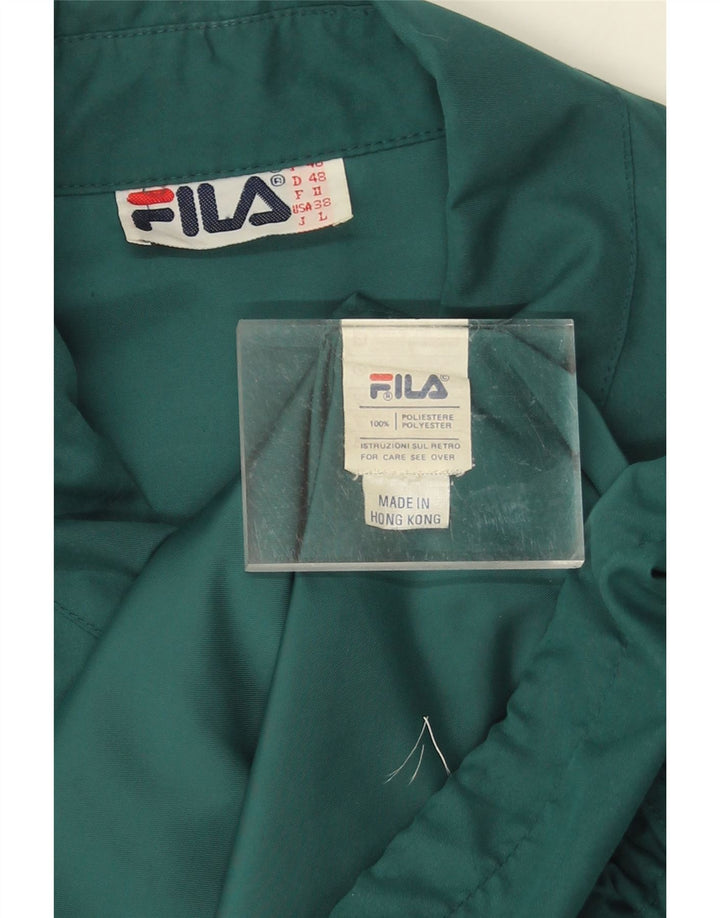 Jaqueta Fila Masculina Loose Fit Utility IT 48 Poliéster Verde Médio