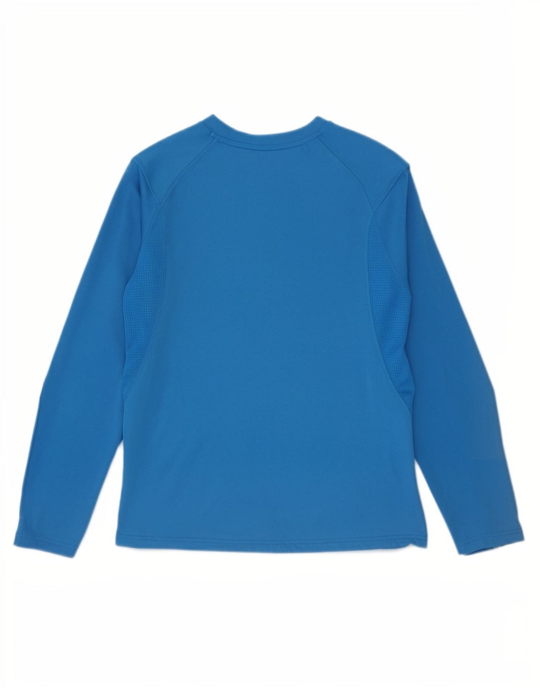 Adidas Womens Running Top Manga Longa UK 14 Médio Azul Poliéster Esportes
