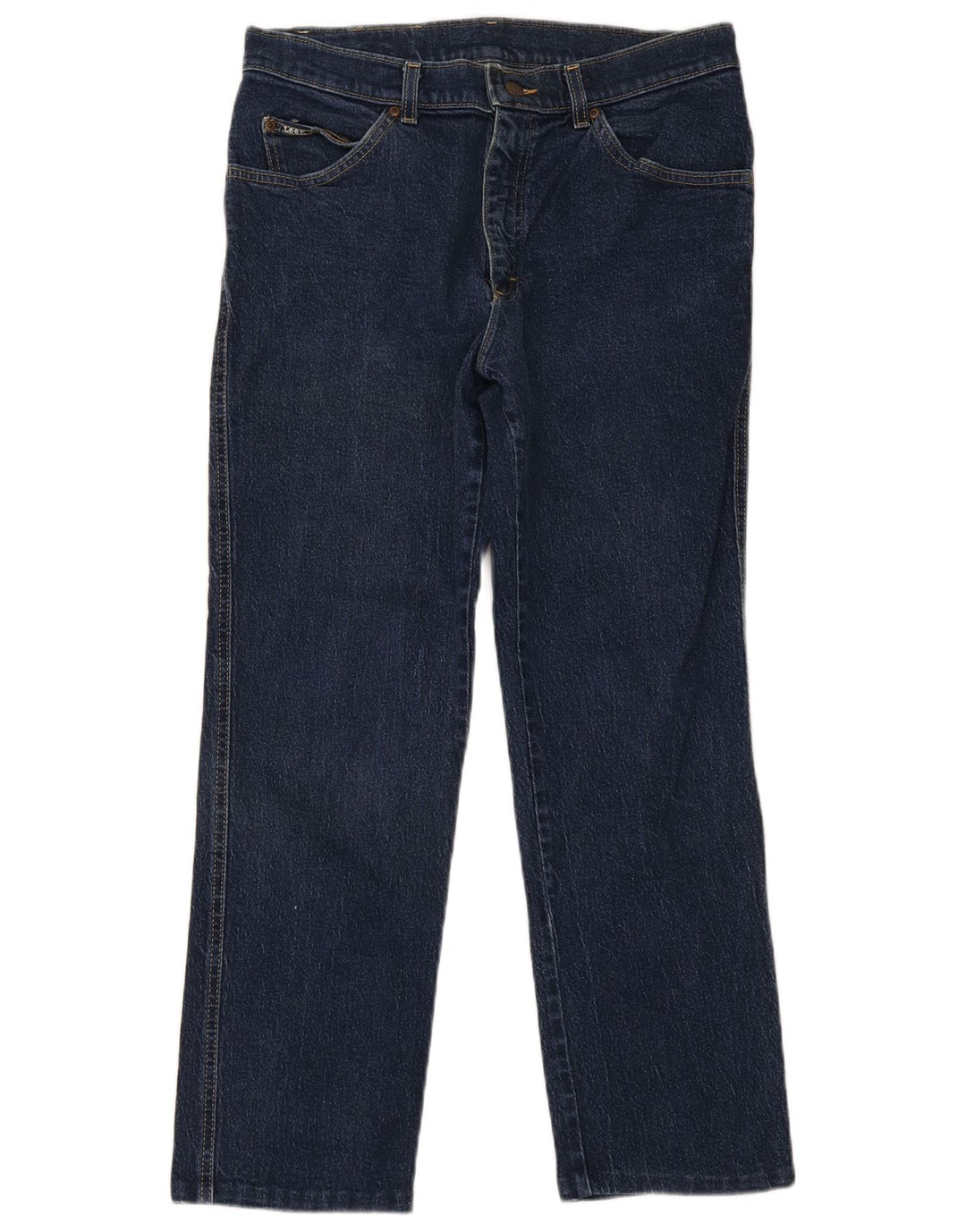 Calça jeans reta masculina Lee W32 L28 azul marinho