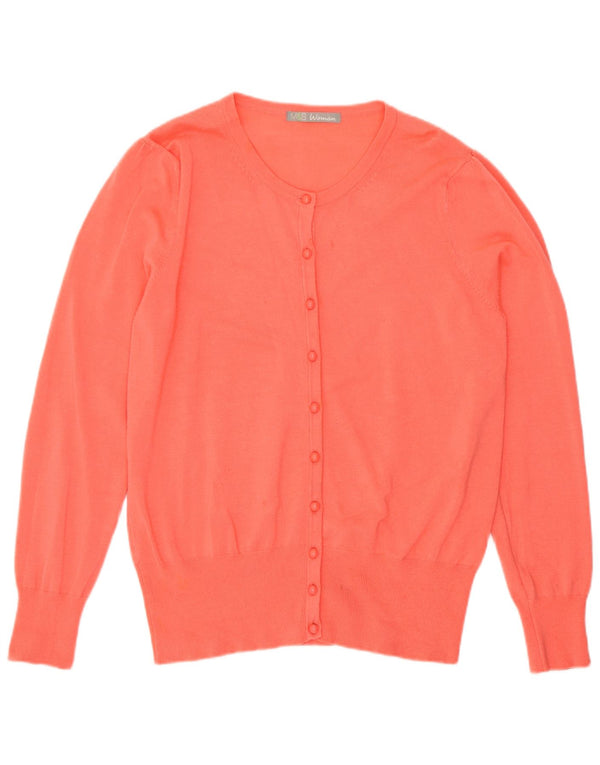 Suéter cardigã feminino Marks & Spencer Reino Unido 10 pequeno rosa