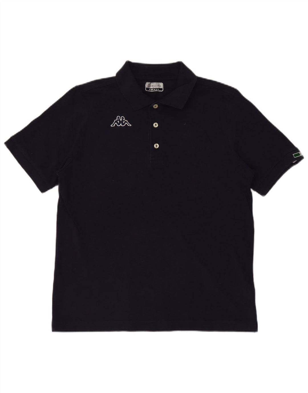 Camisa polo masculina Kappa pequena algodão azul marinho