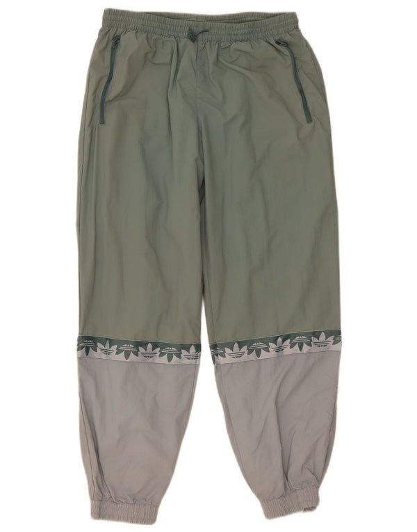 Adidas Mens Primegreen Graphic Calças de treino Joggers Grande Verde