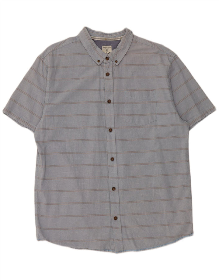 Camisa masculina de manga curta O'Neill XL listrada azul