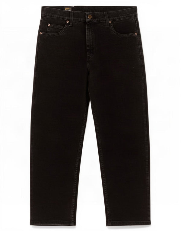 Lee Mens Brooklyn Straight Jeans W33 L28 Black Cotton