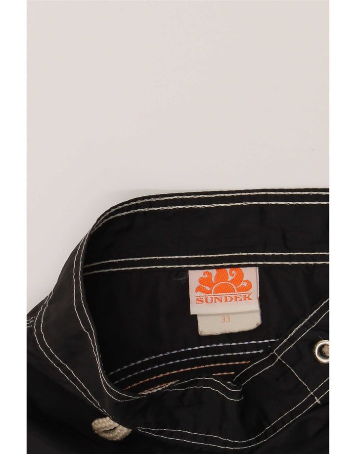 Shorts de natação masculino Sundek médio preto nylon