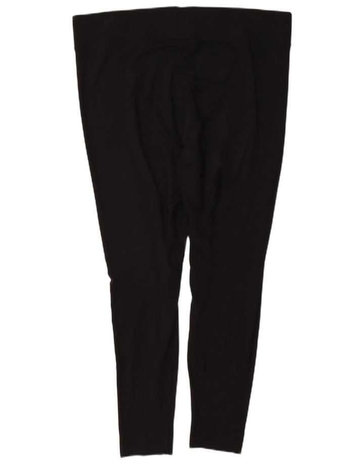 Leggings femininos Marks & Spencer Reino Unido 18 XL preto viscose