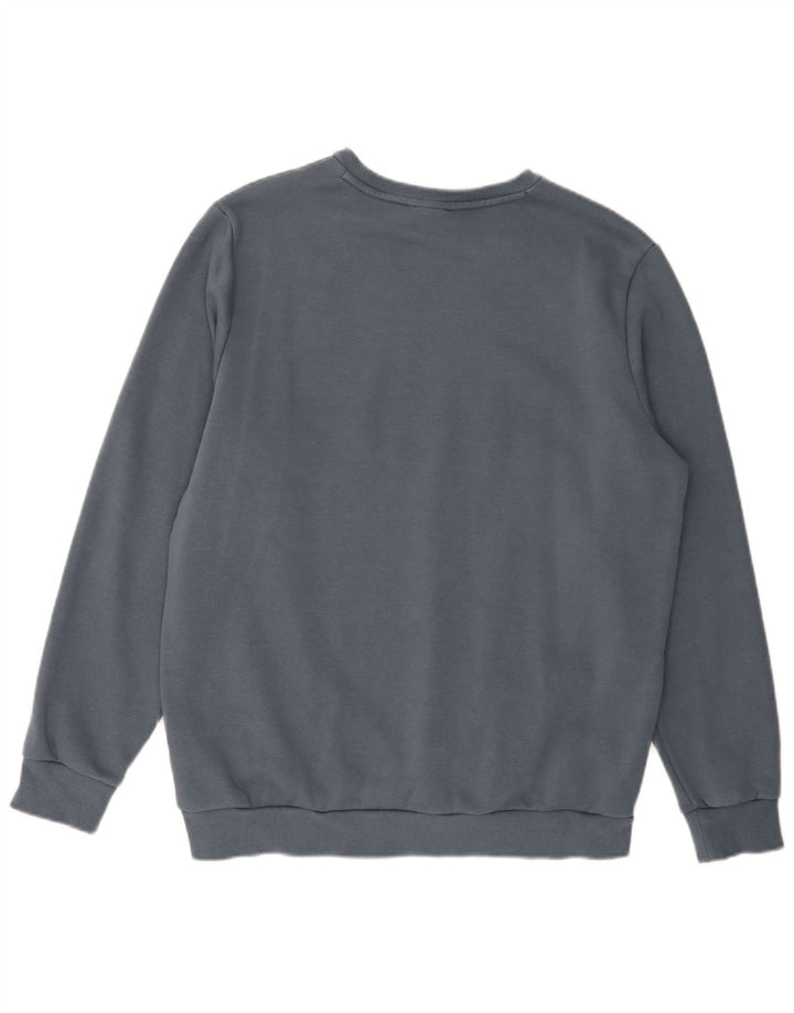 PUMA moletom masculino jumper grande algodão azul marinho