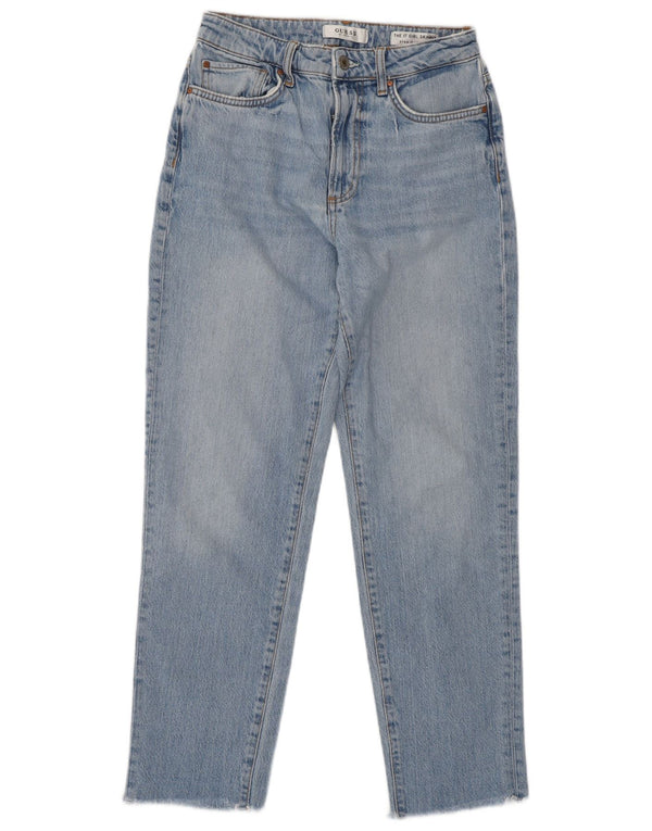 Guess Meninas Jeans Skinny Cintura Alta Reta 11-12 Anos W26 L27 Azul