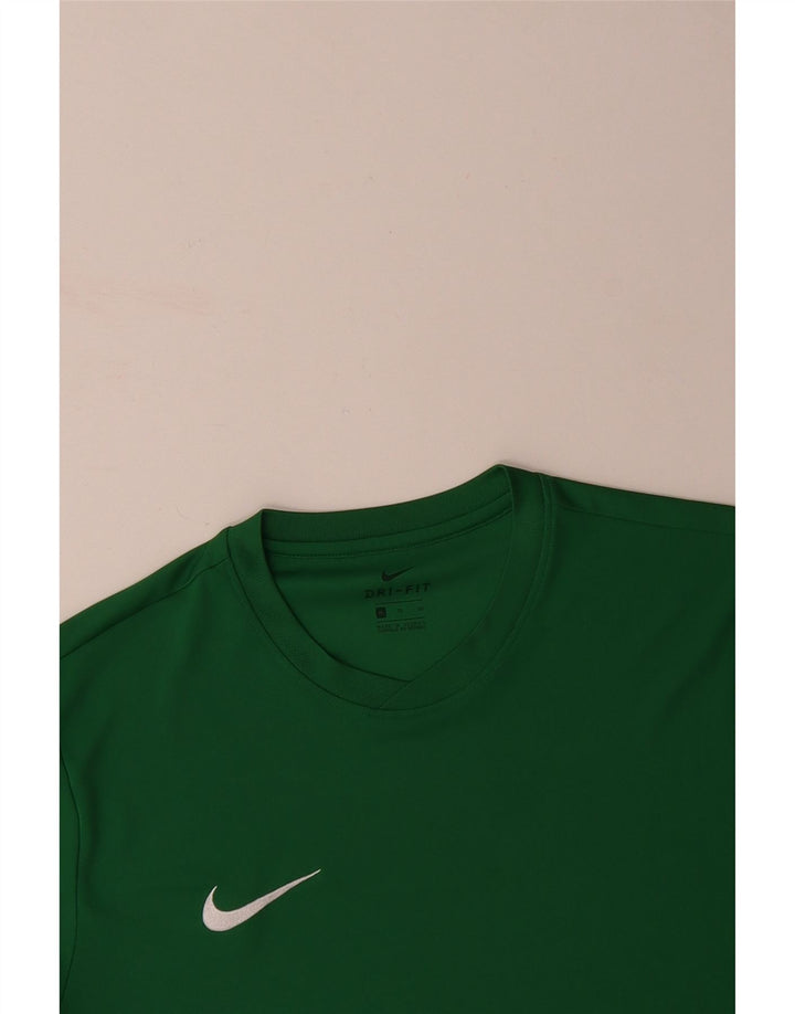 Camiseta Nike Masculina Dri Fit Top XL Verde Poliéster