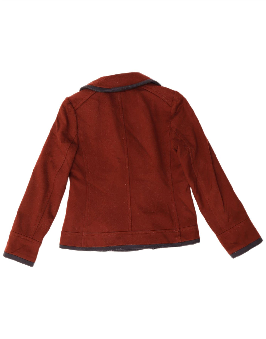 J. Crew Casaco feminino oversized Pea US 2 XS lã marrom