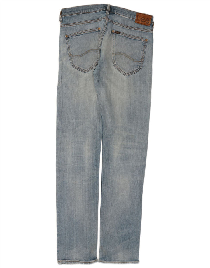 LEE Masculino Powell Slim Jeans W32 L34 Azul Algodão