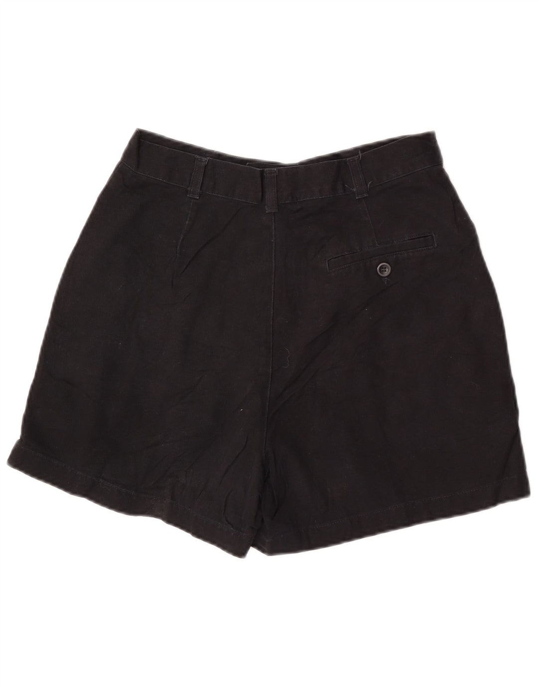 Shorts Chino feminino de cintura alta Dockers EUA 10 grande W28 preto