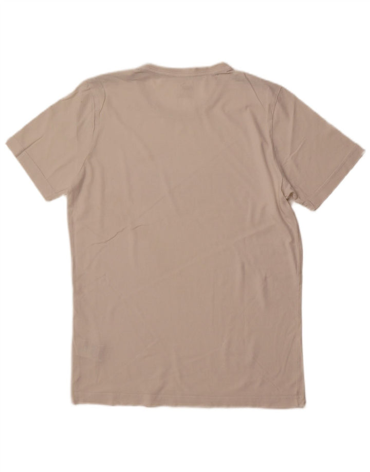 Puma Mens Graphic T-Shirt Top Médio Algodão Branco