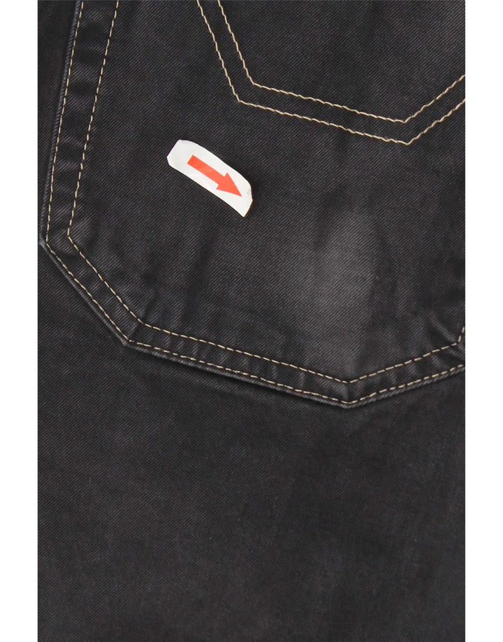Jeckerson Calça jeans reta masculina W34 L31 algodão cinza