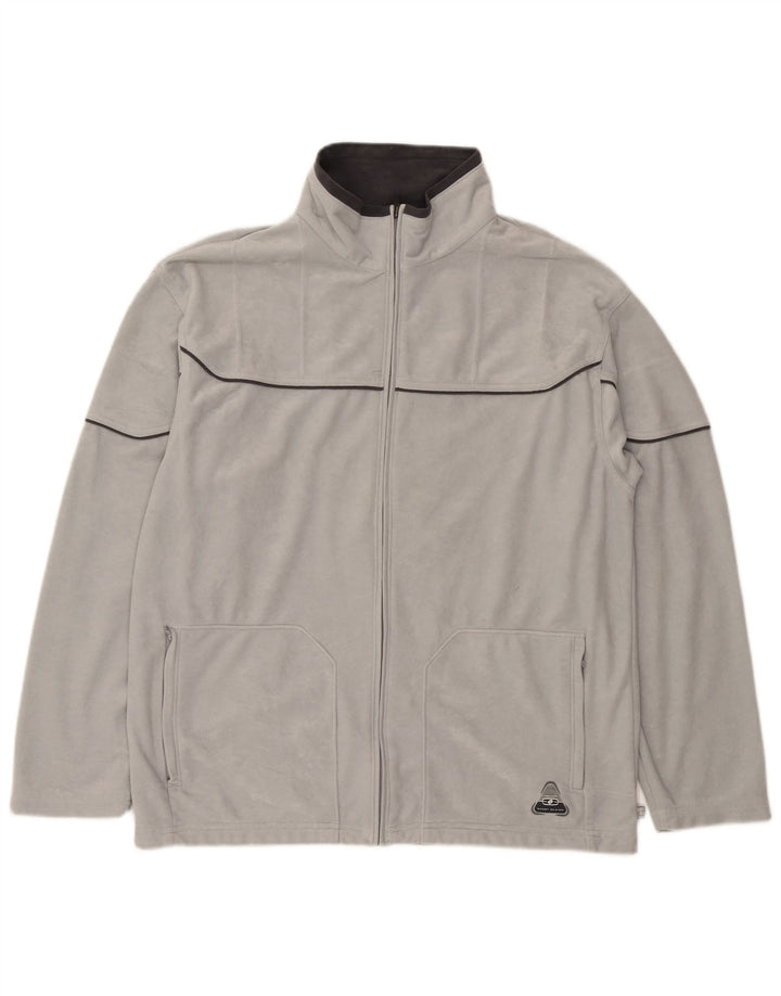 Jaqueta masculina de treino Lotto UK 42/44 XL cinza poliéster
