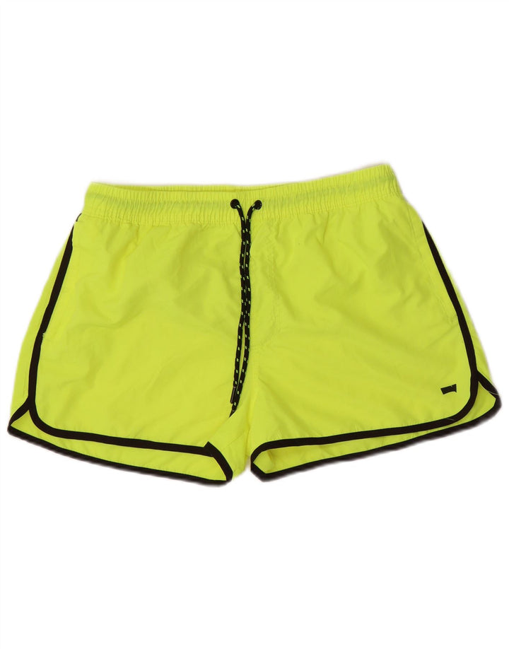 Calções de banho Carrera masculino gráfico grande verde