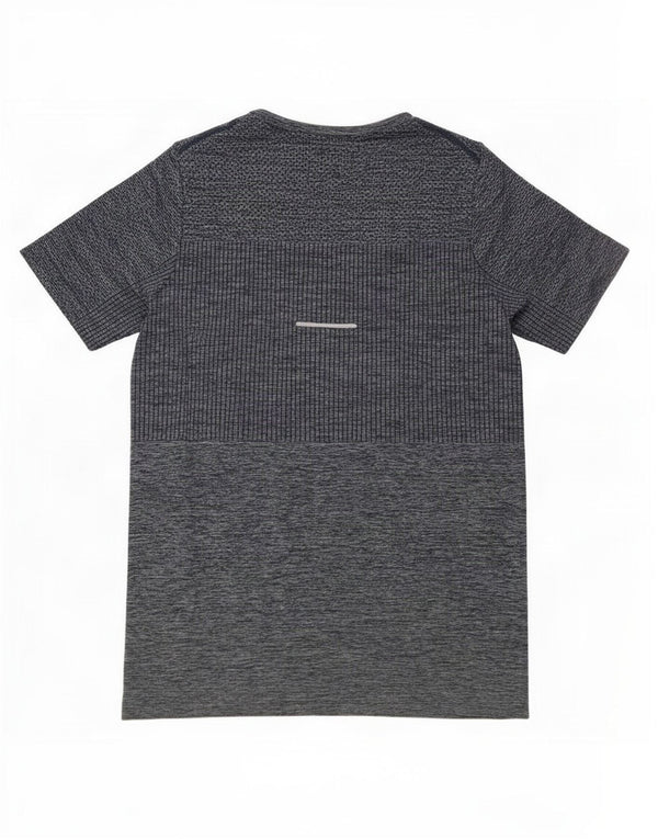 Camiseta masculina Asics Top médio azul marinho manchado
