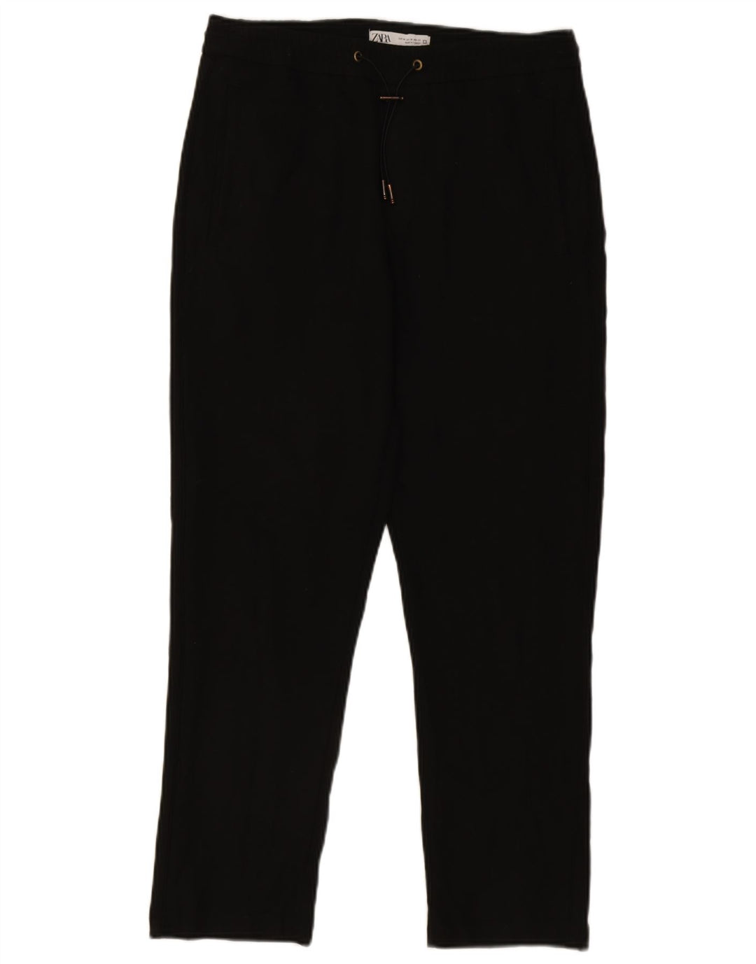 Zara Calça Chino Masculina Reta Média W32 L27 Preta