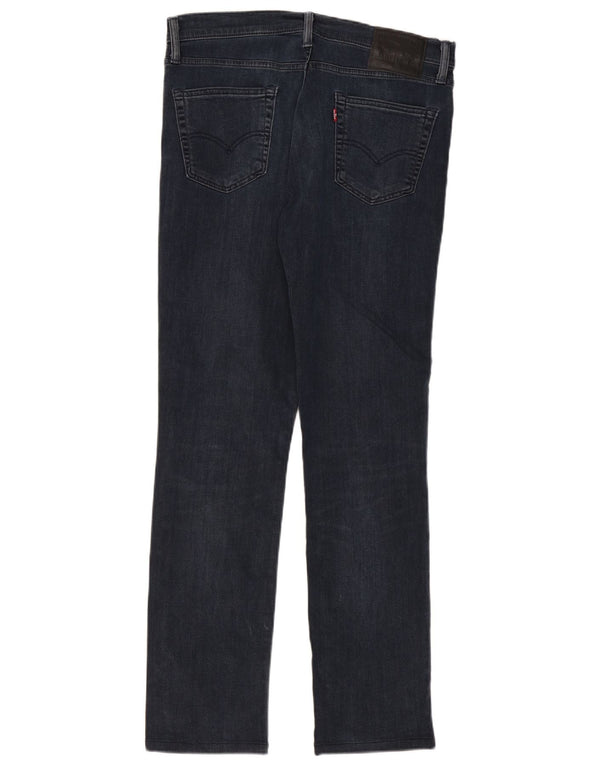 Levi's Masculino 511 Slim Jeans W33 L34 Azul Marinho Algodão