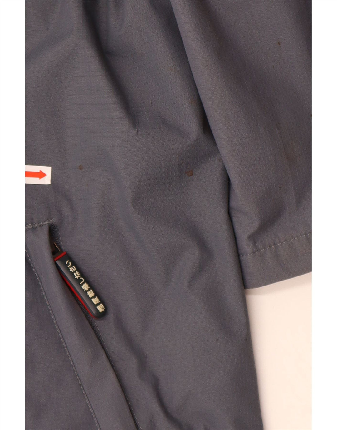 Jaqueta corta-vento masculina SUPERDRY Windhiker com capuz Reino Unido 38 cinza médio