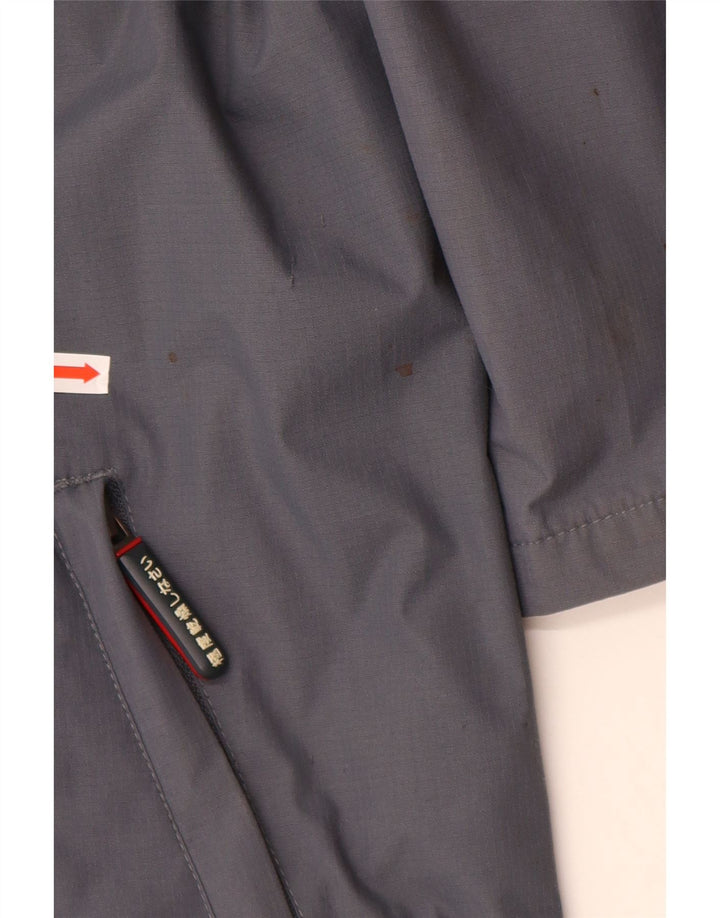Jaqueta corta-vento masculina SUPERDRY Windhiker com capuz Reino Unido 38 cinza médio