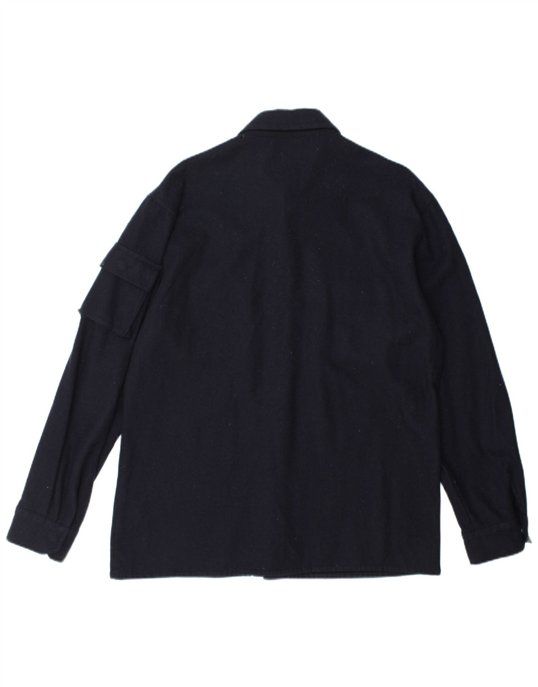 Jaqueta utilitária masculina G-Star UK 42 XL lã azul marinho