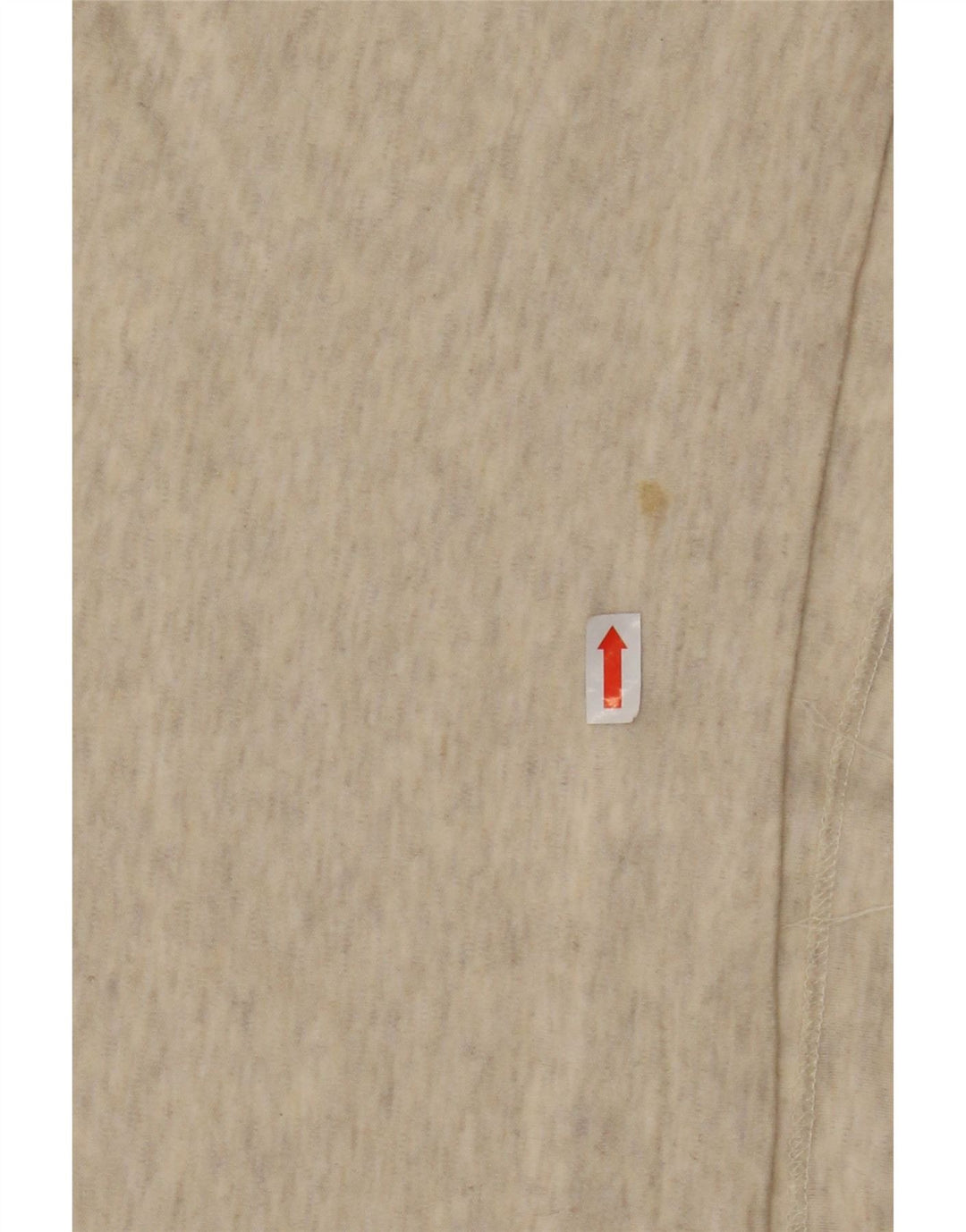 POLO RALPH LAUREN Camisa polo masculina de manga comprida grande algodão bege manchado