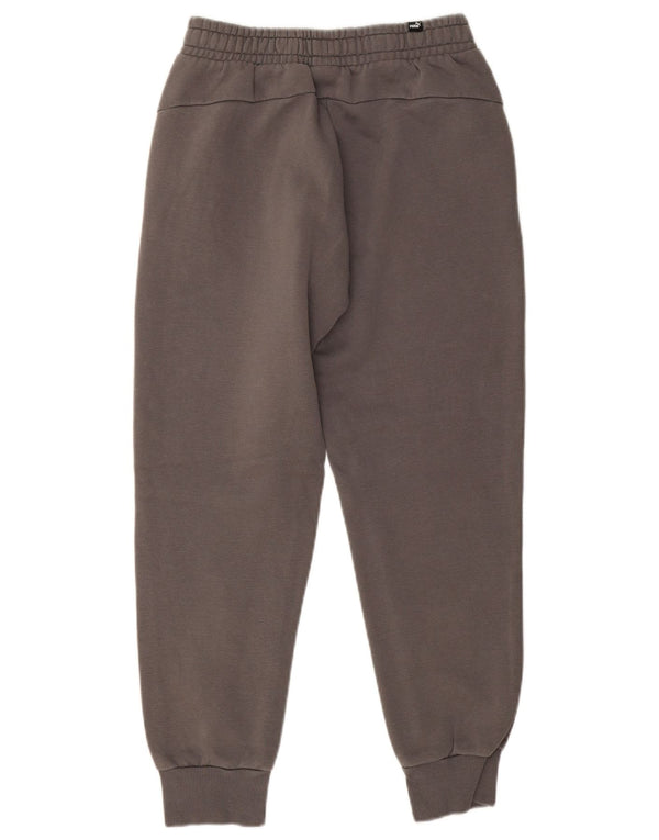 Calça de treino feminina Puma Joggers UK 8 pequeno algodão cinza