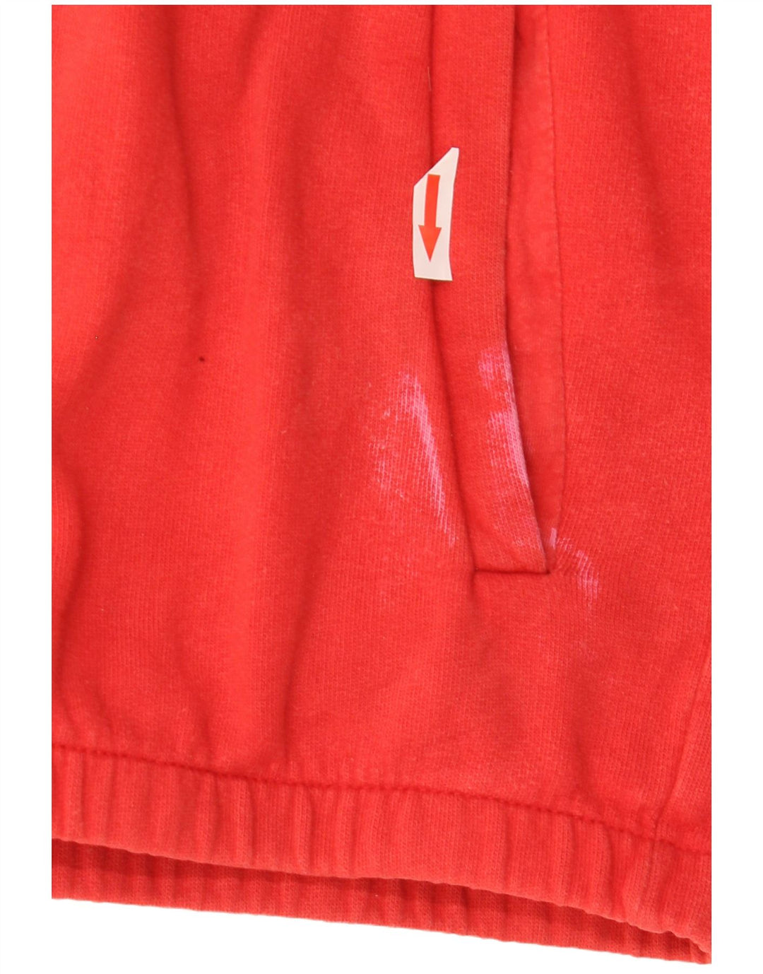 Casaco de treino feminino French Connection UK 16 grande bloco colorido vermelho
